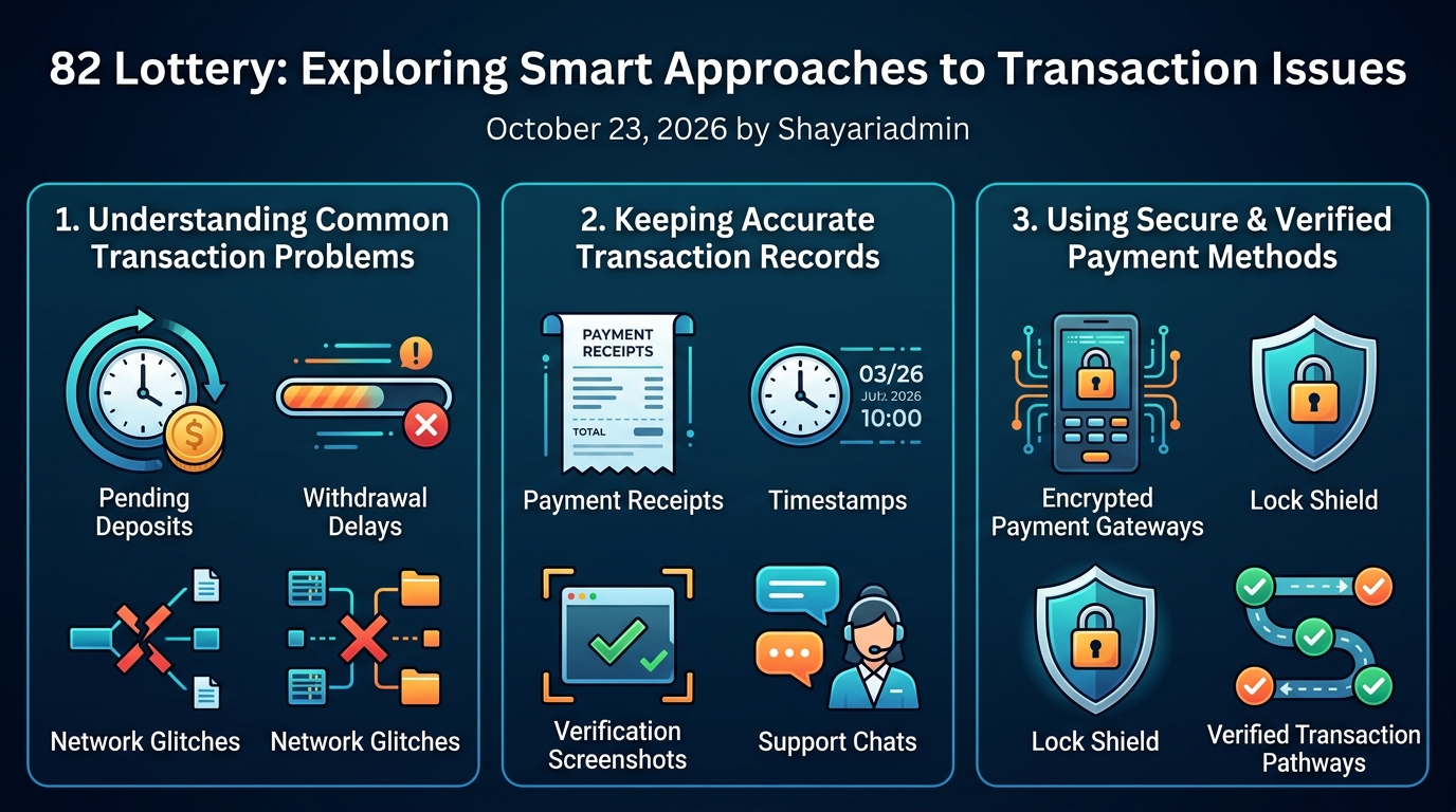 82 Lottery: Exploring Smart Approaches to Transaction Issues
