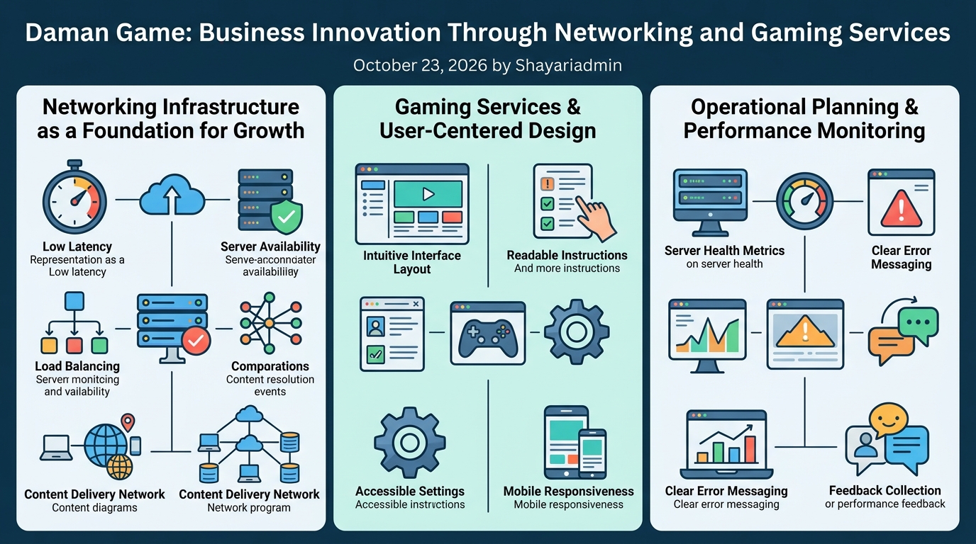 Daman Game: Business Innovation Through Networking and Gaming Services