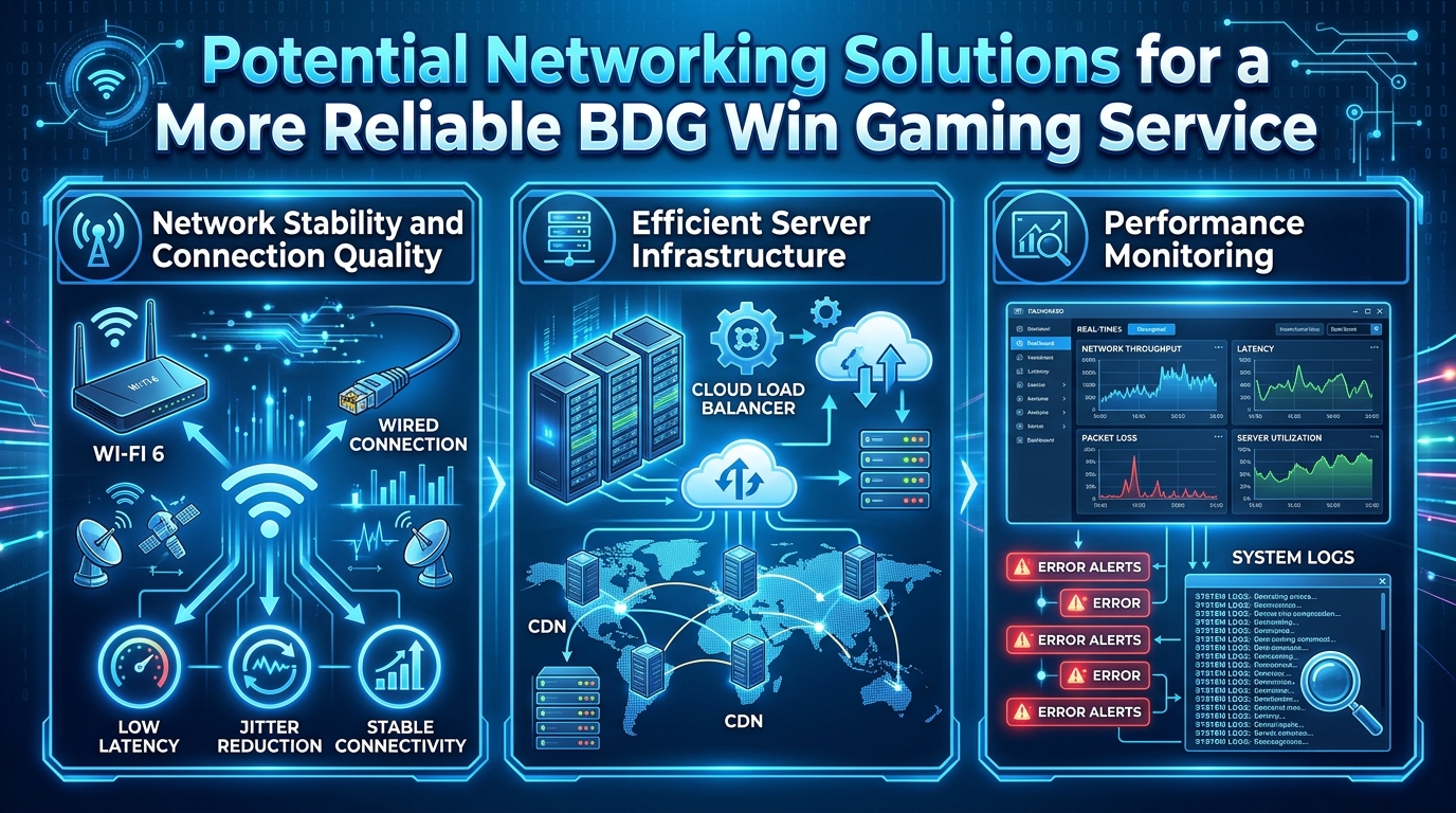 Potential Networking Solutions for a More Reliable BDG Win Gaming Service