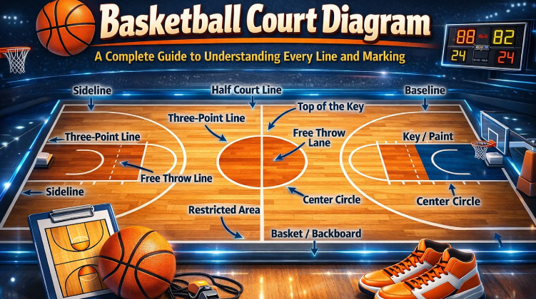 The technical features of basketball court surfaces